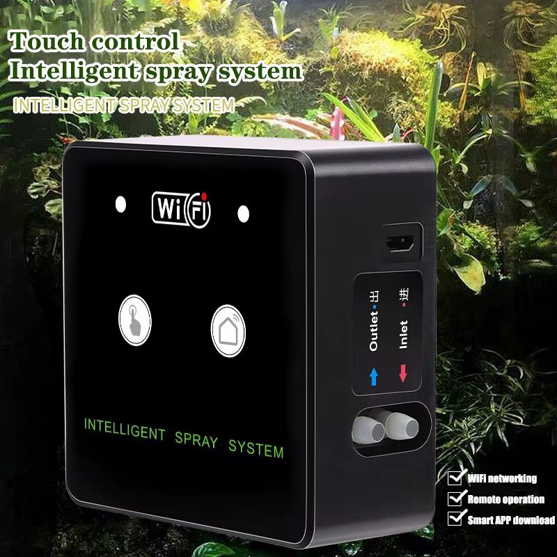 WiFiControlled Rainforest Misting System  Smart Automatic Reptile Sprayer  Humidifier With Timer Fu 1
