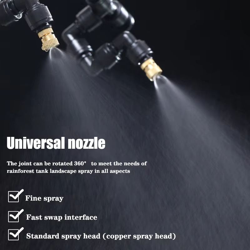 WiFiControlled Rainforest Misting System  Smart Automatic Reptile Sprayer  Humidifier With Timer Fu 4