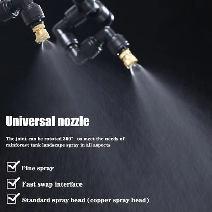 WiFiControlled Rainforest Misting System  Smart Automatic Reptile Sprayer  Humidifier With Timer Fu 4