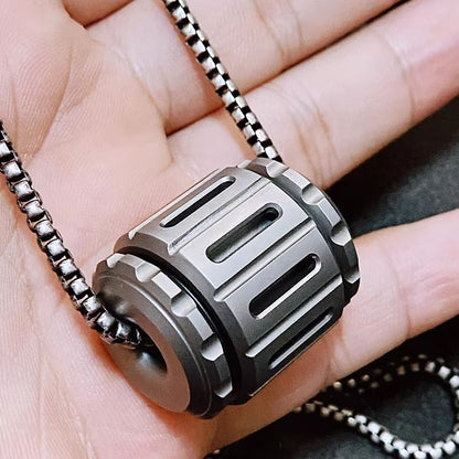 Titanium War Hammer EDC Pendant  Multifunctional Knife Fidget Spinner  Paracord Accessory For Every 2