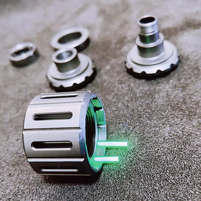 Titanium War Hammer EDC Pendant  Multifunctional Knife Fidget Spinner  Paracord Accessory For Every 3