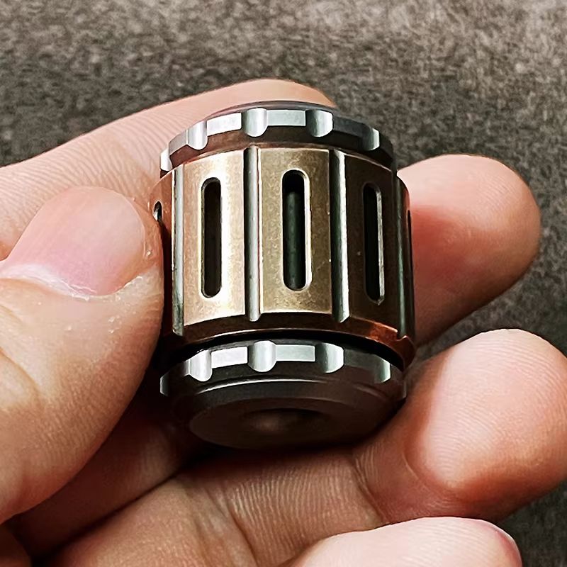 Titanium War Hammer EDC Pendant  Multifunctional Knife Fidget Spinner  Paracord Accessory For Every 6