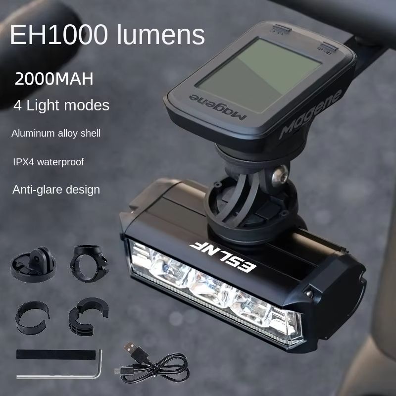 ESLNF 1000 Lumen Bike Light  USB Rechargeable Waterproof Front Cycling Light For MTB And Road Bikes 7
