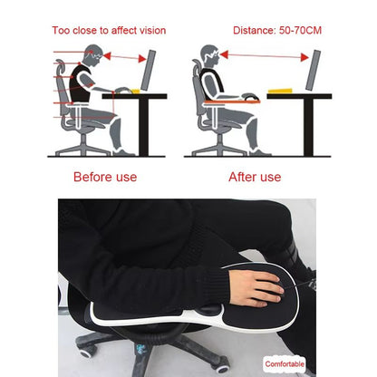 Ergonomic Chair Armrest Mouse Pad  Arm  Wrist Support For Desk And Gaming Comfort 5