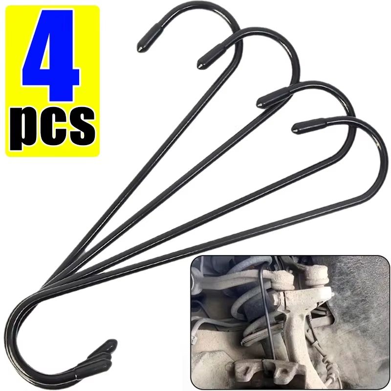 AutoPro S Shape Caliper Hanger Hook Tool with Rubber Tips for Brake and Suspension Work