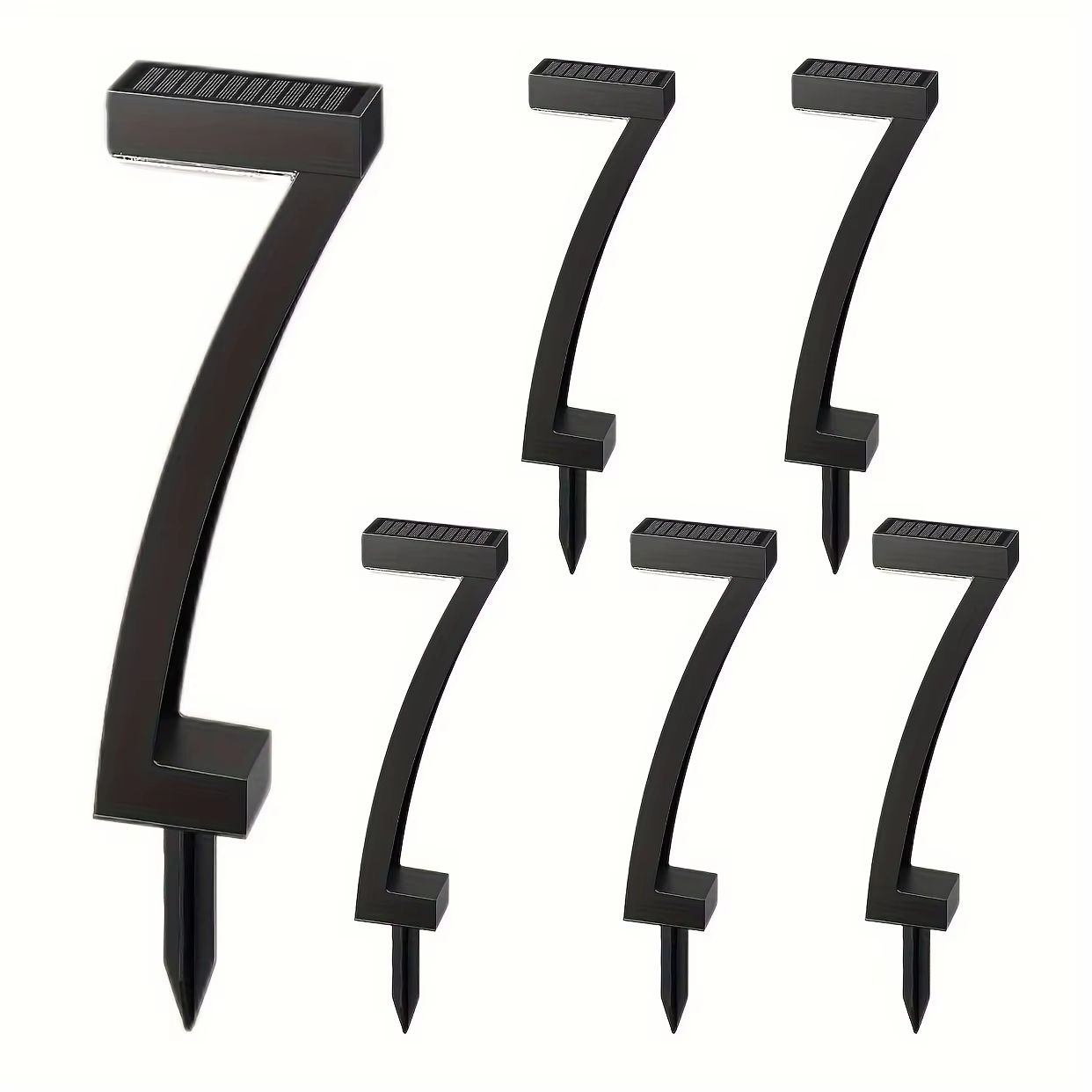 GardenGlow 6Pack Bright Solar Pathway Lighting  Auto OnOff Outdoor Solar Garden Lights 6
