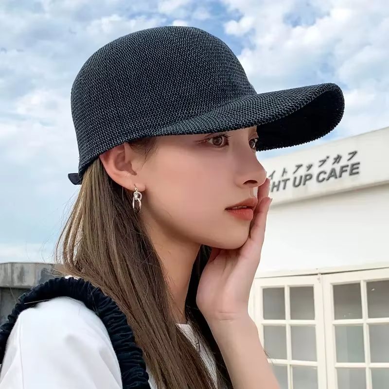 EcoBreezy Straw Baseball Cap  Lightweight Breathable Straw Baseball Cap With Adjustable Fit For Sun 5
