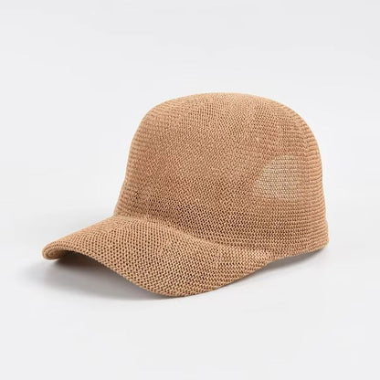 EcoBreezy Straw Baseball Cap  Lightweight Breathable Straw Baseball Cap With Adjustable Fit For Sun 6