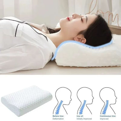 ErgoCloud Contour Memory Foam Pillow For Side Sleepers  Neck Pain Relief 1