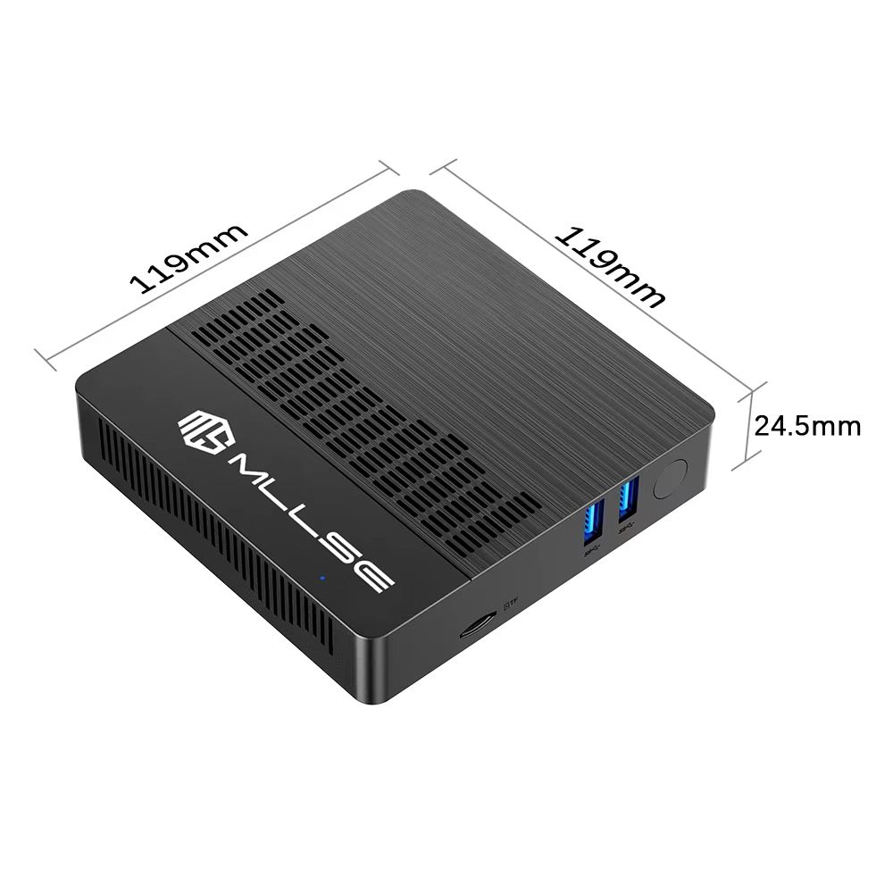 Mini PC Intel Gemini Lake Windows 11 6GB RAM 128GB SSD Dual Band WiFi Bluetooth 1