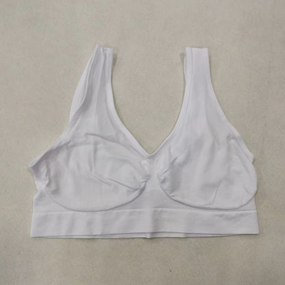 Women Seamless Sleep Bra Wireless Sports Yoga Bralette Plus Size No Padding 14