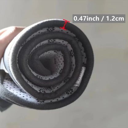 Thickened Bathroom Floor Mat Non Slip Absorbent Flannel Toilet And Shower Rug 5
