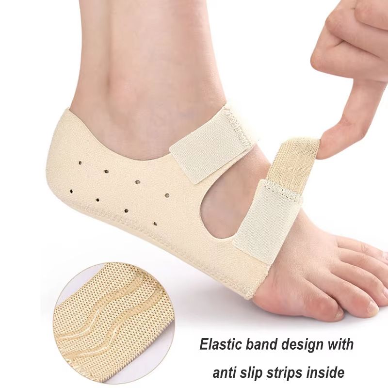 Heel Support Cushions For Plantar Fasciitis And Achilles Tendonitis Pain Relief Adjustable Inserts  3
