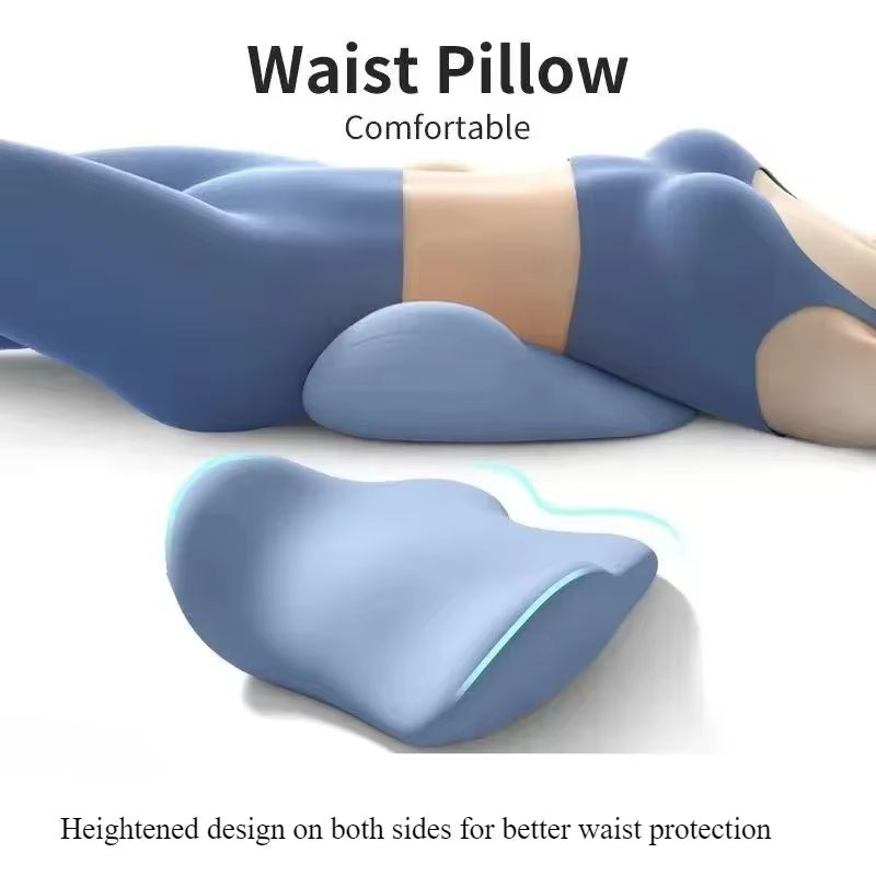 Memory Foam Lumbar Support Pillow For Sleeping Ergonomic Back Pain Relief Cushion 1