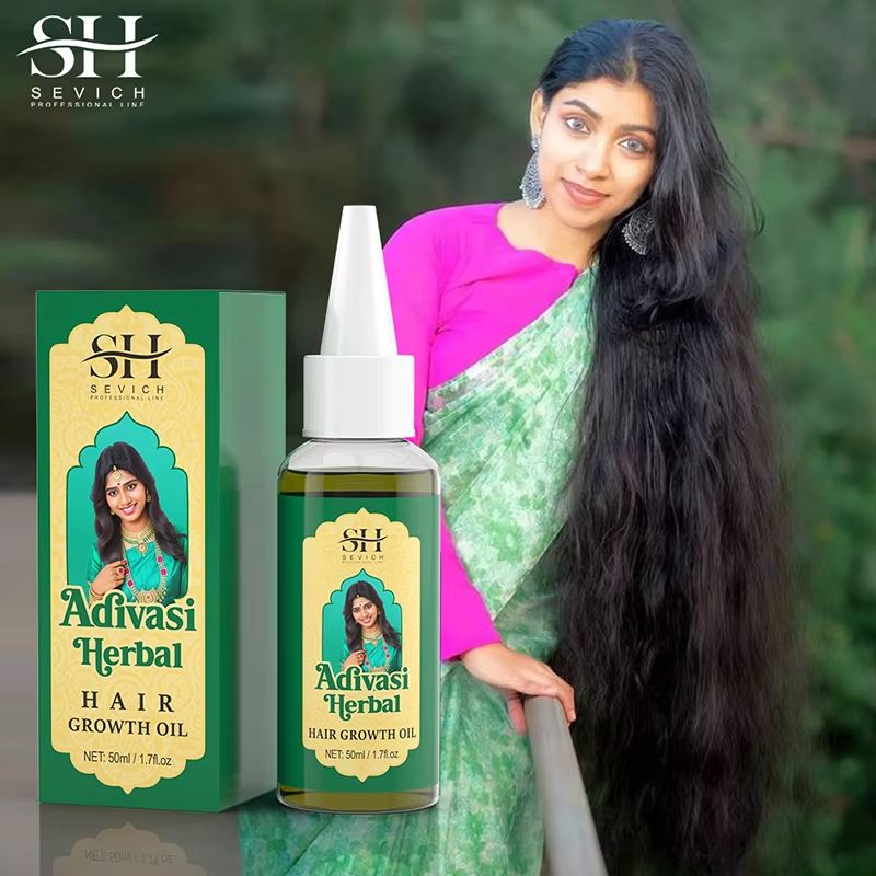 Ayurvedic Hair Growth Oil India Adivasi Organic Serum for Fast Regrowth and Anti Hair Loss