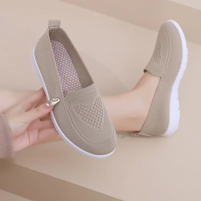 Womens Summer Casual Sneakers Lightweight Breathable Flat Shoes