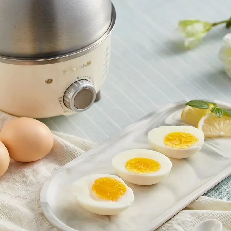 360W Electric Egg Boiler  Steamer  Multifunctional Breakfast Maker With Timer  Auto ShutOff 2