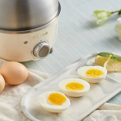 360W Electric Egg Boiler  Steamer  Multifunctional Breakfast Maker With Timer  Auto ShutOff 2