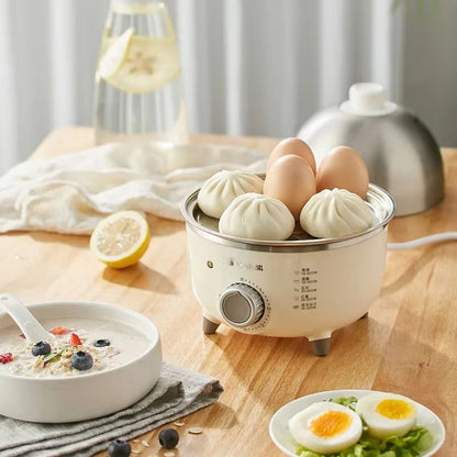 360W Electric Egg Boiler  Steamer  Multifunctional Breakfast Maker With Timer  Auto ShutOff 3
