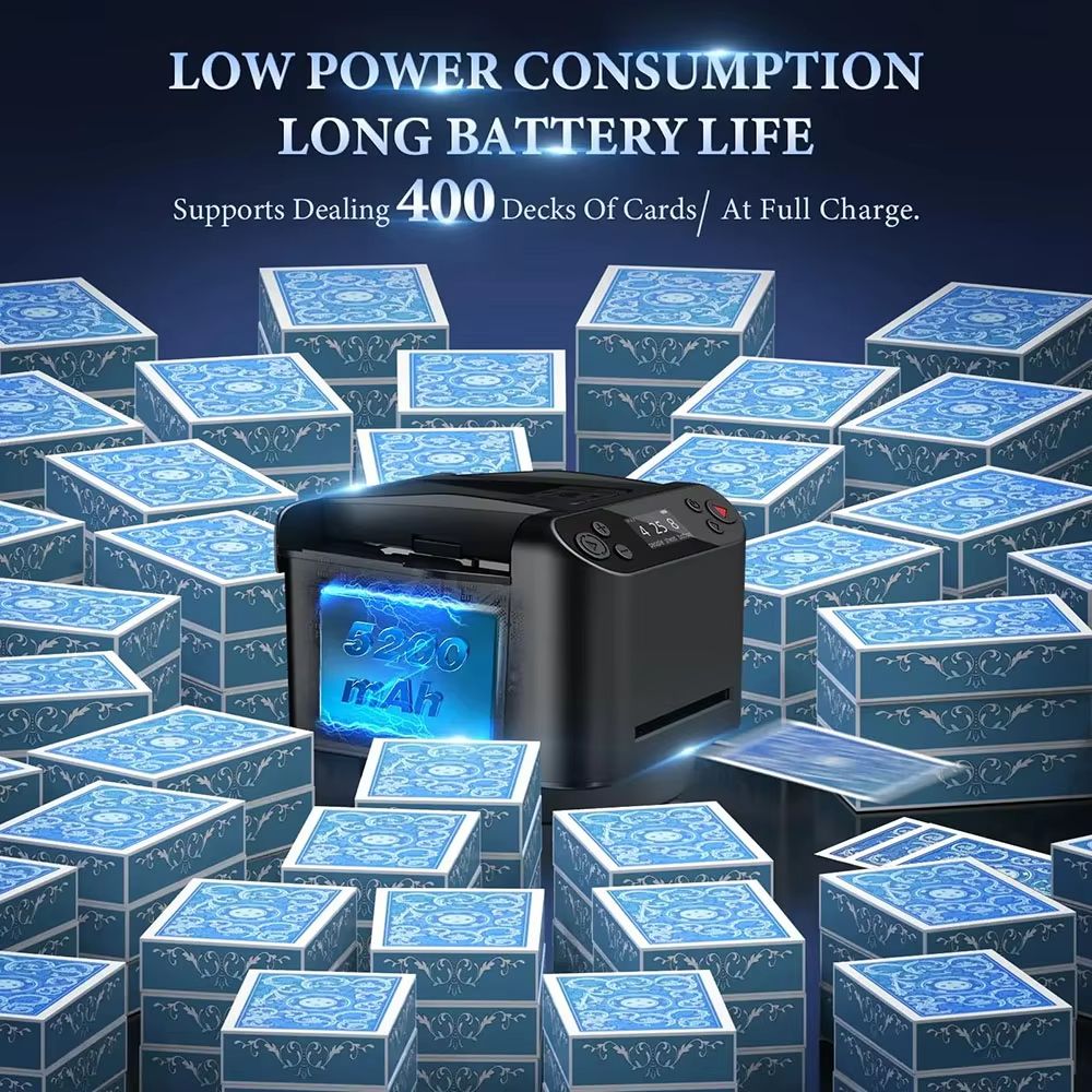 360 Automatic Rotating Card Shuffler  Dealer For Poker  Home Parties 3