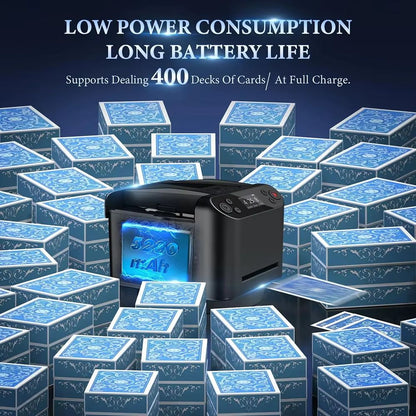 360 Automatic Rotating Card Shuffler  Dealer For Poker  Home Parties 3