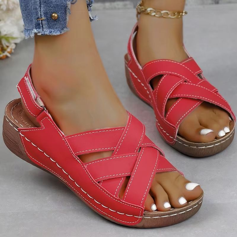 LightLift Wedge Sandals For Women  Casual Heeled Sandals For Summer Comfort 2