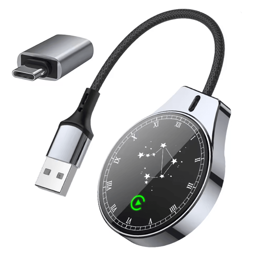 Wireless Carplay And Android Auto Mini Adapter 2 In 1 USB Wireless Carplay Adapter For IPhone And A 4