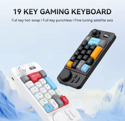 Programmable Mechanical Keypad with Volume Scroll Wheel and Game Joystick