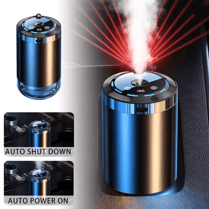 Smart Car Air Freshener Rechargeable Car Aroma Diffuser with Adjustable Intensity