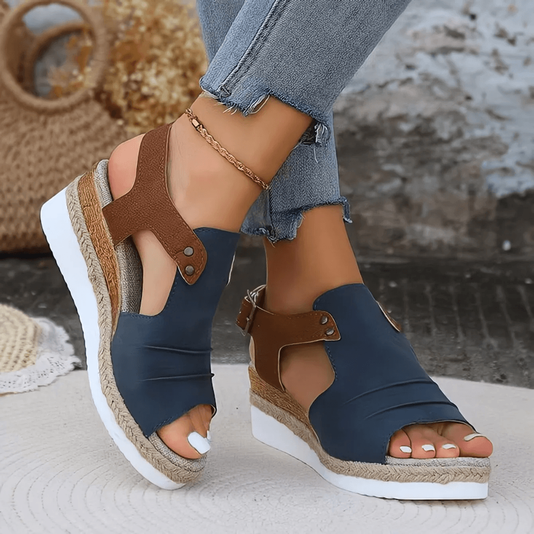 Women Lightweight Platform Wedge Sandals Summer Beach Casual Designer Sandals 2