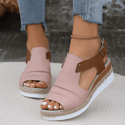 Women Lightweight Platform Wedge Sandals Summer Beach Casual Designer Sandals 3