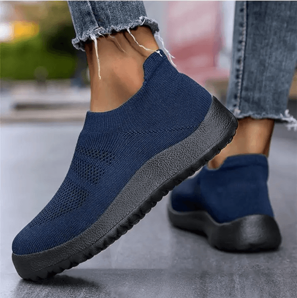 Women Slip On Sock Sneakers Breathable Lightweight Running Shoe 4