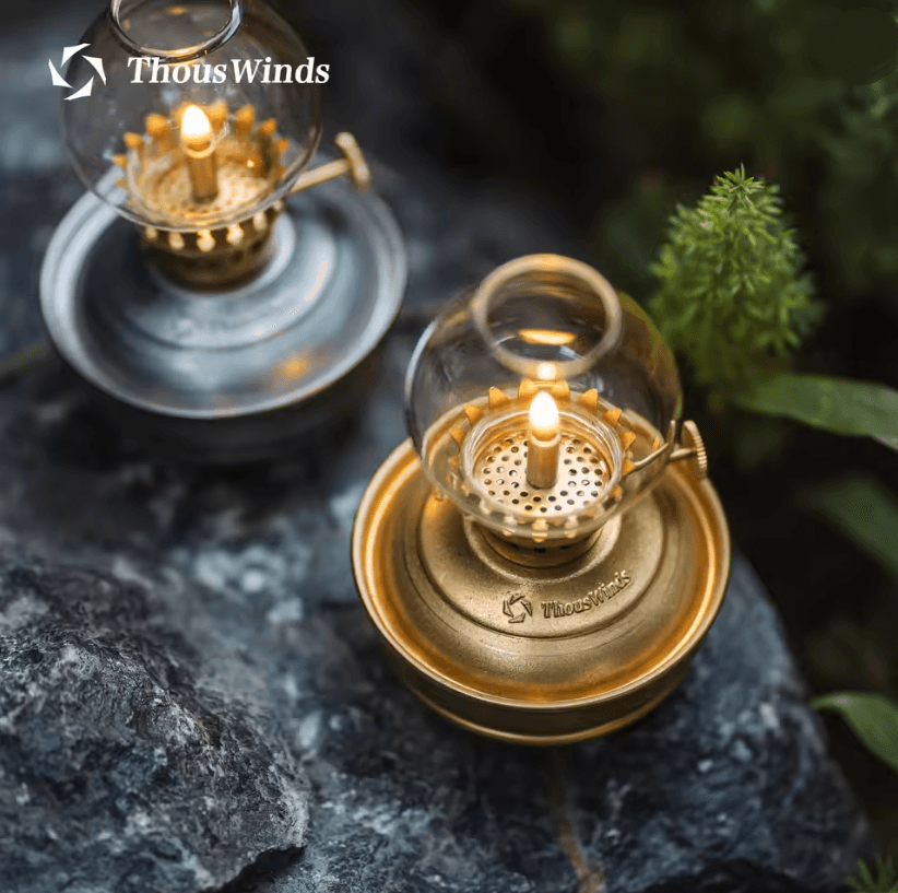 ThousWinds Luminara Mini Oil Lamp Portable Retro Windproof Mini Lantern