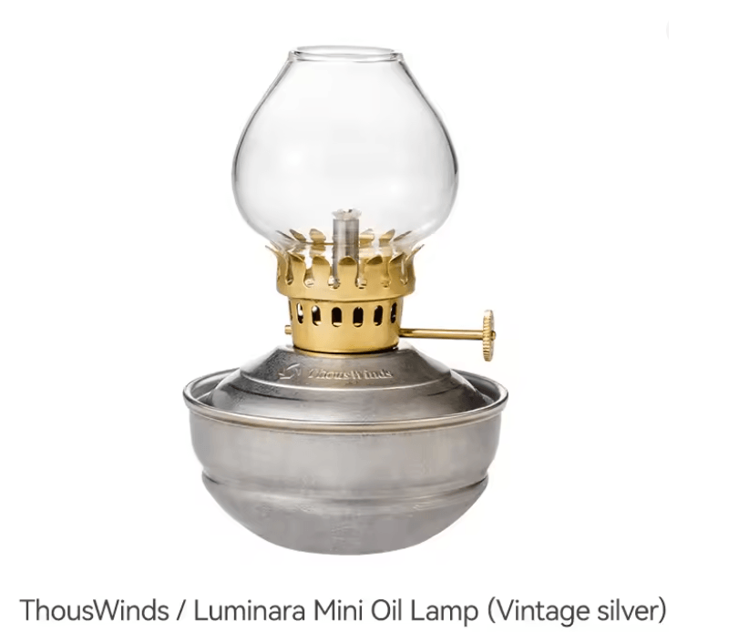 ThousWinds Luminara Mini Oil Lamp Portable Retro Windproof Mini Lantern 2