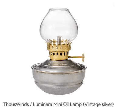 ThousWinds Luminara Mini Oil Lamp Portable Retro Windproof Mini Lantern 2