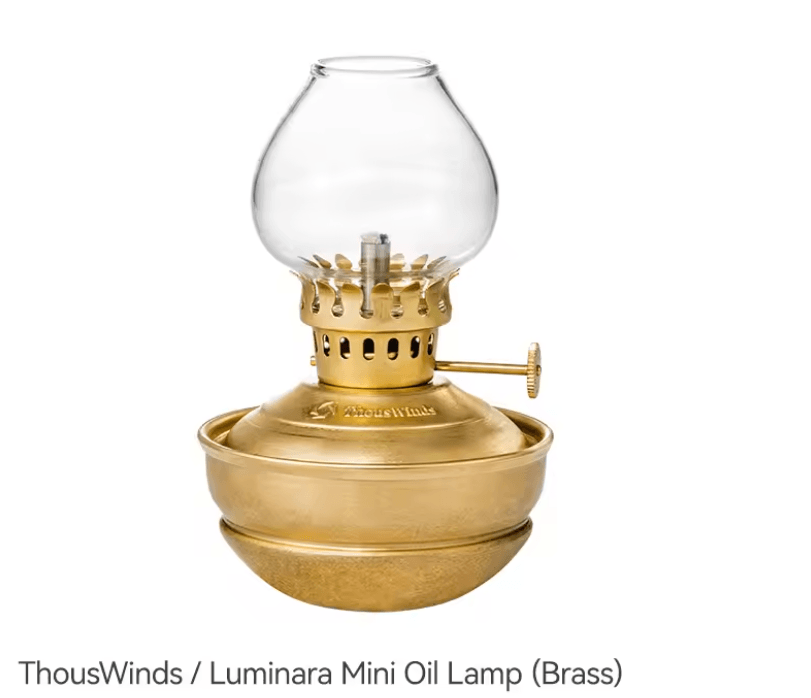 ThousWinds Luminara Mini Oil Lamp Portable Retro Windproof Mini Lantern 3