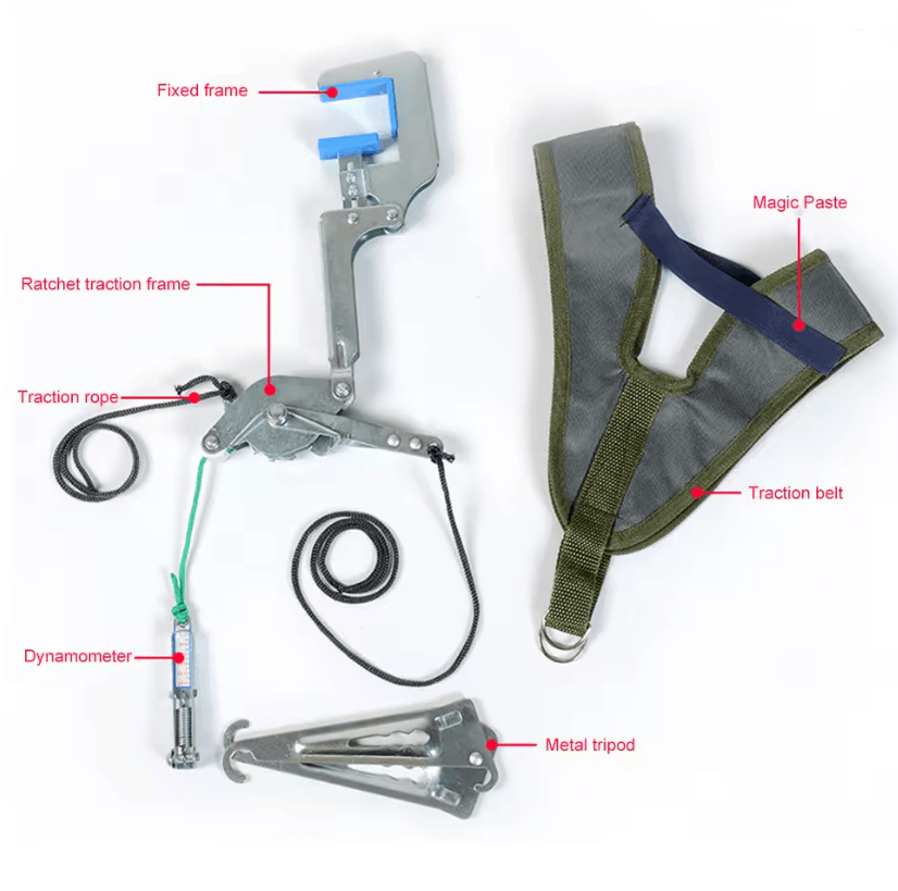 Adjustable Chiropractic Neck Traction Device Neck Corrector And Massager 1