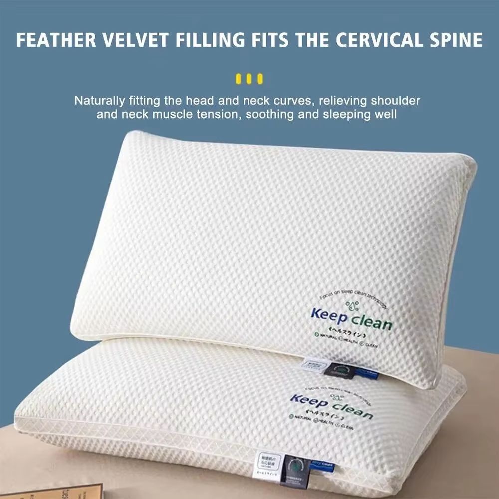 ZT1 3D Soft Neck Support Pillow  High Elastic AntiCollapse Single Sleep Aid For Home  Hotel Use 2