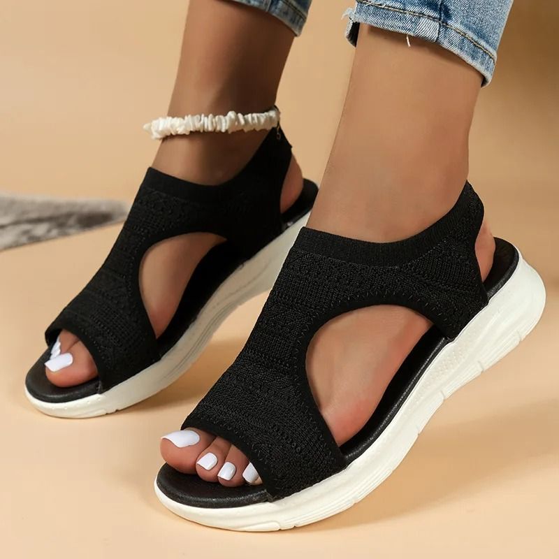 Women Mesh Platform Wedge Sandals With Open Toe And Lightweight Design For Summer 2024 Casual Comfo 5