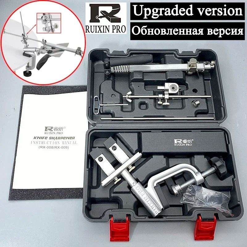 Ruixin Pro RX009 Knife Sharpener with 360 Degree Flip and Constant Angle Grinding Tool