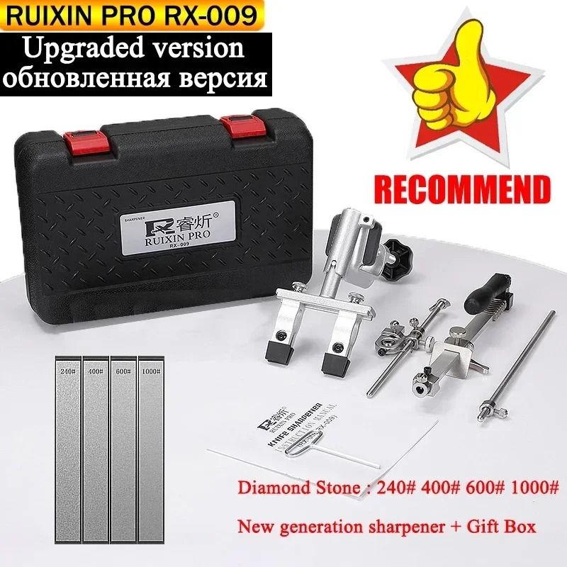 Ruixin Pro RX009 Knife Sharpener With 360 Degree Flip And Constant Angle Grinding Tool 18