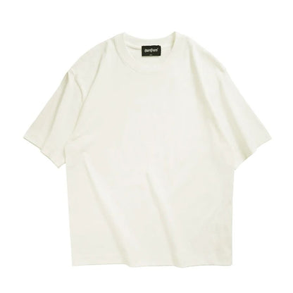 WAVLATII Oversized Summer T Shirt For Men And Women Casual Solid Unisex Streetwear Tee 7