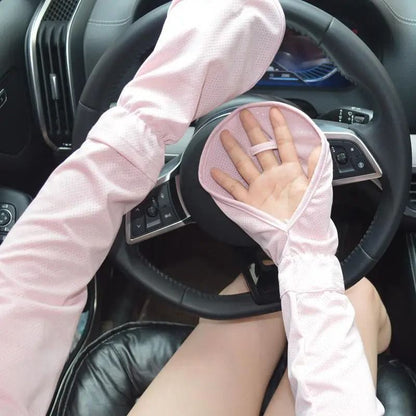 Cooling Sun Protection Arm Sleeves For Women 3