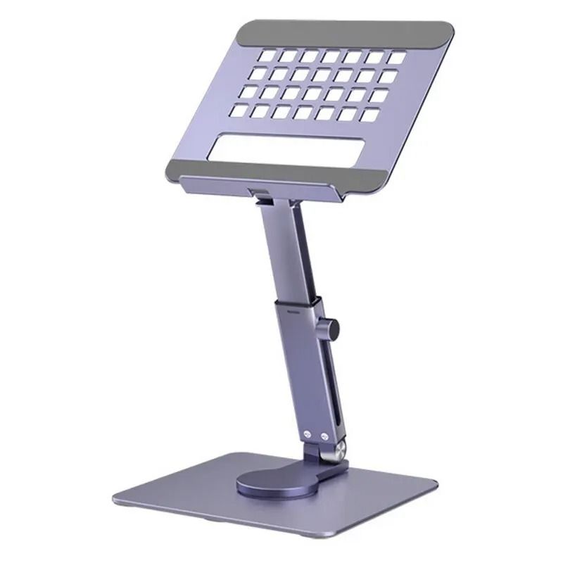 Aluminum Tablet Stand With 360 Degree Rotation And Adjustable Folding Design For IPad And Tablets 4 7