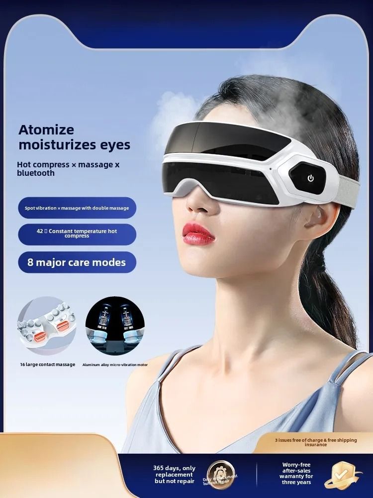 Smart Steam Eye Massager With Bluetooth And Bone Conduction Music 1