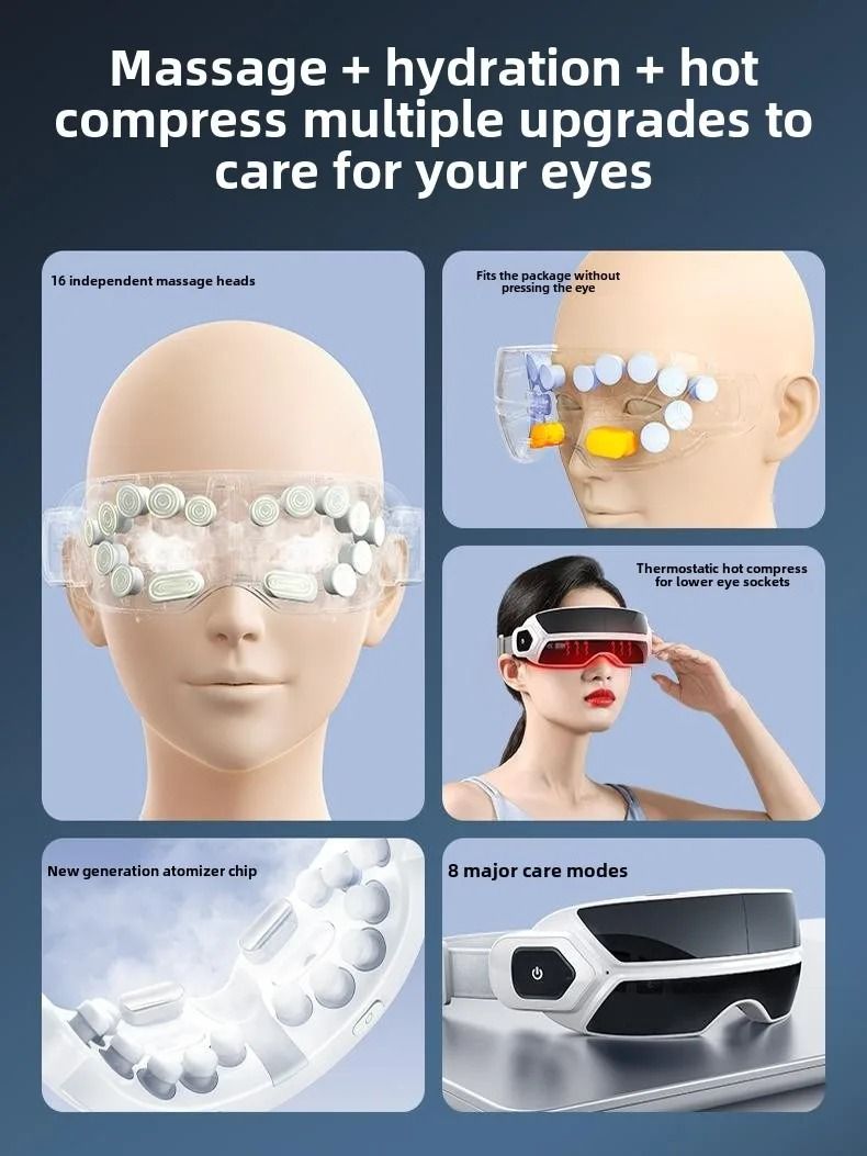 Smart Steam Eye Massager With Bluetooth And Bone Conduction Music 5