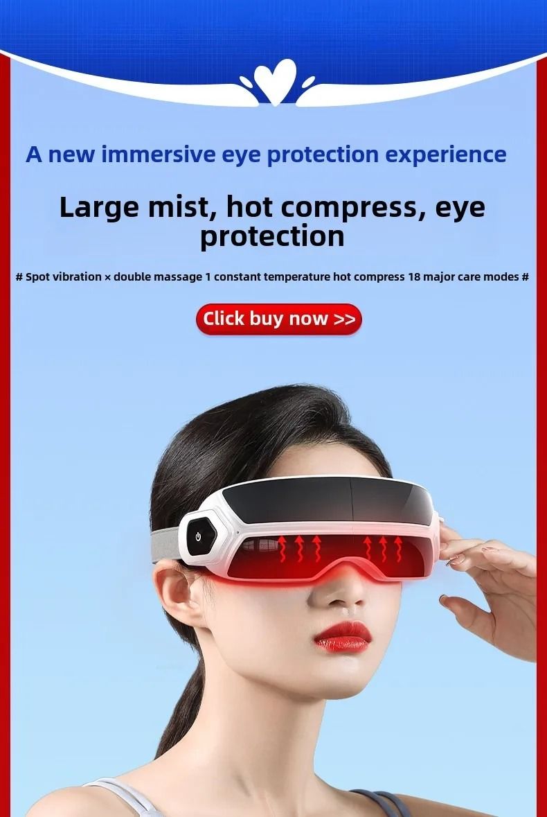 Smart Steam Eye Massager With Bluetooth And Bone Conduction Music 6