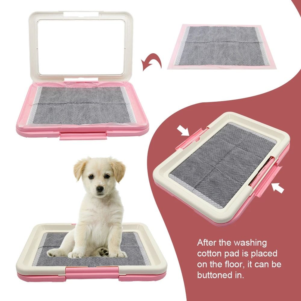 Portable Indoor Dog Potty Training Toilet Tray 1