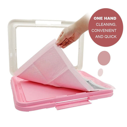 Portable Indoor Dog Potty Training Toilet Tray 4