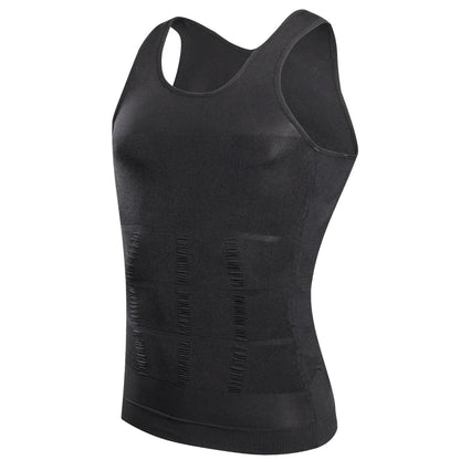 Men Compression Body Shaper Tank Top With Waist Control And Seamless Slimming Fit 4